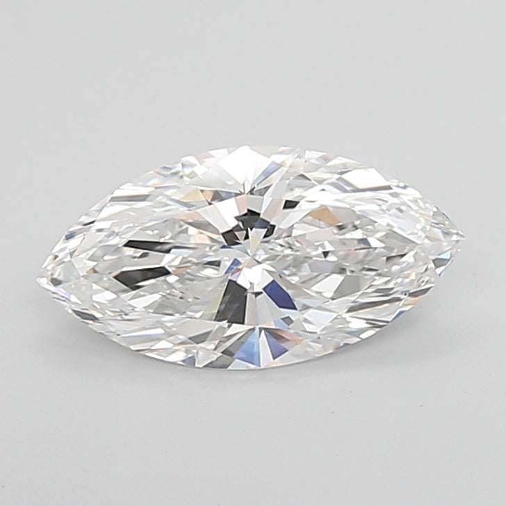 3.05 Carat Marquise Shaped, Ideal Cut, F Color, VS1 Clarity, IGI Certified Lab Grown Diamond