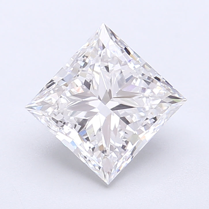 2.16 Carat Princess Shaped, Very Good Cut, E Color, VVS2 Clarity, IGI Certified Lab Grown Diamond