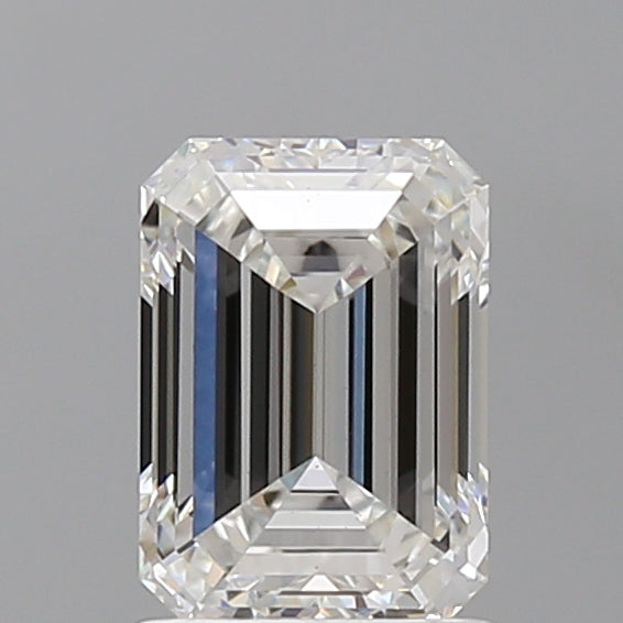 1.60 Carat Emerald Shaped, Excellent Cut, E Color, VS1 Clarity, IGI Certified Lab Grown Diamond