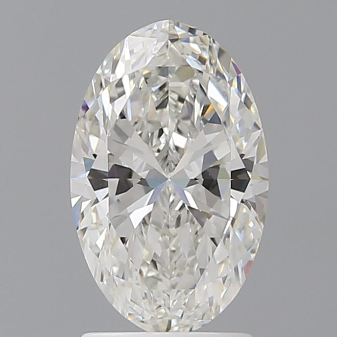 2.05 Carat Oval Shaped, Ideal Cut, F Color, VVS2 Clarity, IGI Certified Lab Grown Diamond