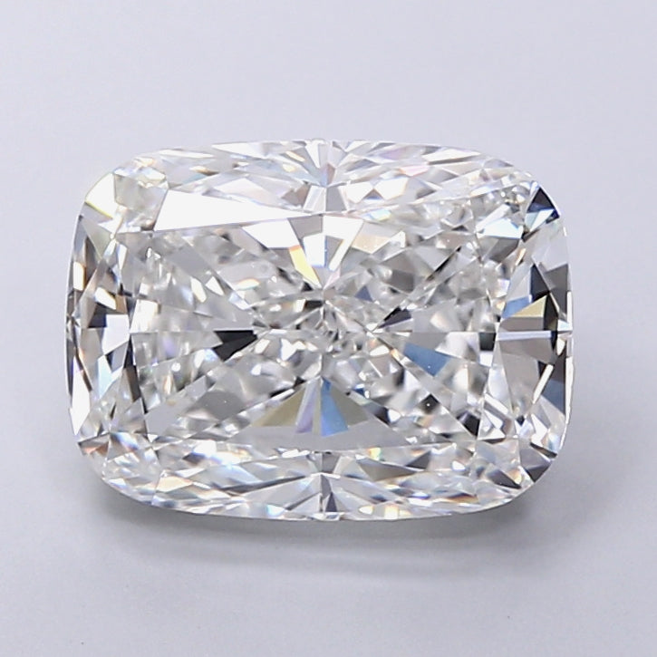 6.06 Carat Cushion Shaped, Very Good Cut, E Color, VVS2 Clarity, IGI Certified Lab Grown Diamond