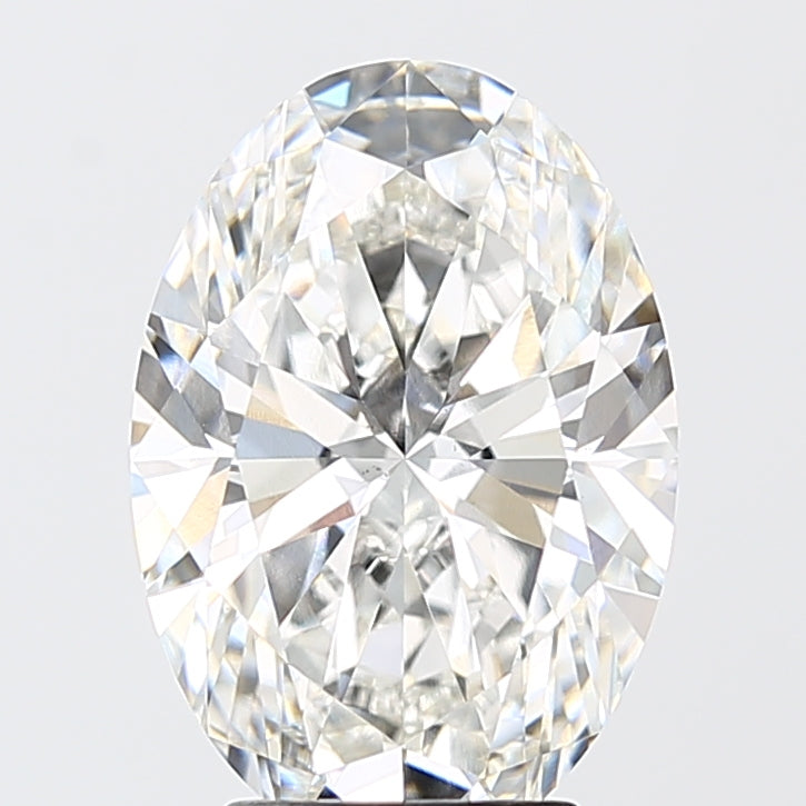 4.04 Carat Oval Shaped, Ideal Cut, F Color, VS2 Clarity, IGI Certified Lab Grown Diamond