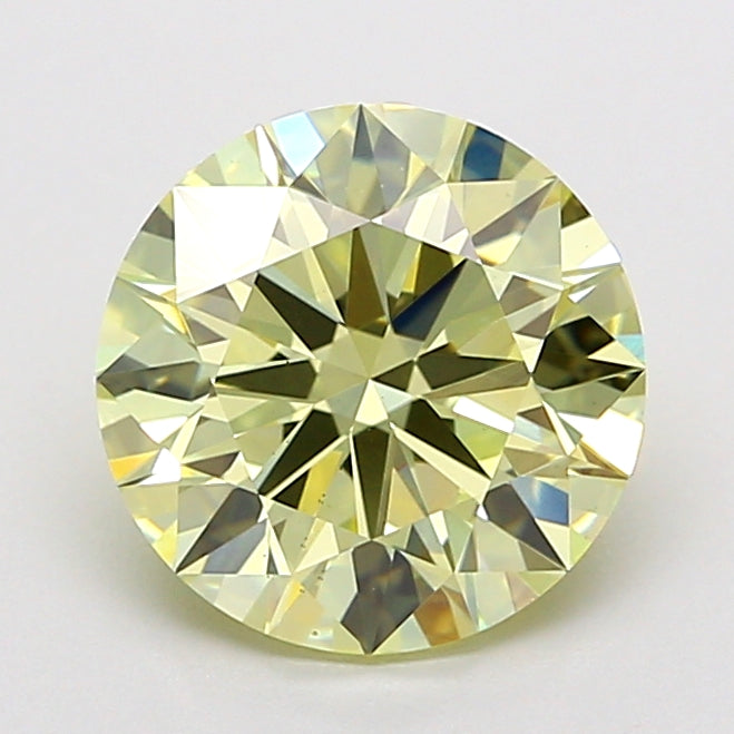 2.03 Carat Round Shaped, Ideal Cut, VS1 Clarity, IGI Certified Lab Grown Diamond