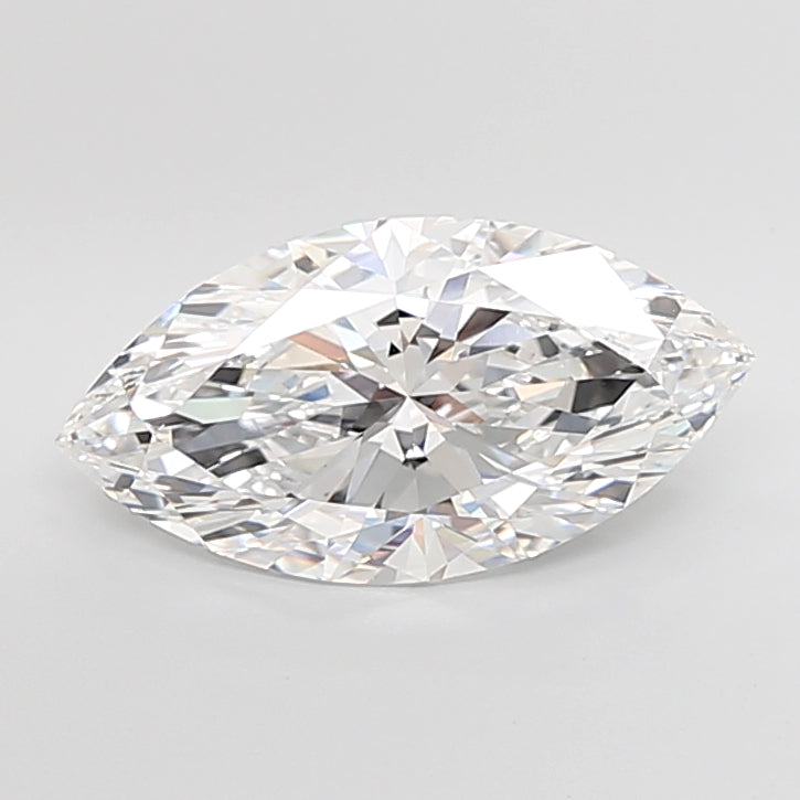 6.10 Carat Marquise Shaped, Ideal Cut, E Color, VVS2 Clarity, IGI Certified Lab Grown Diamond