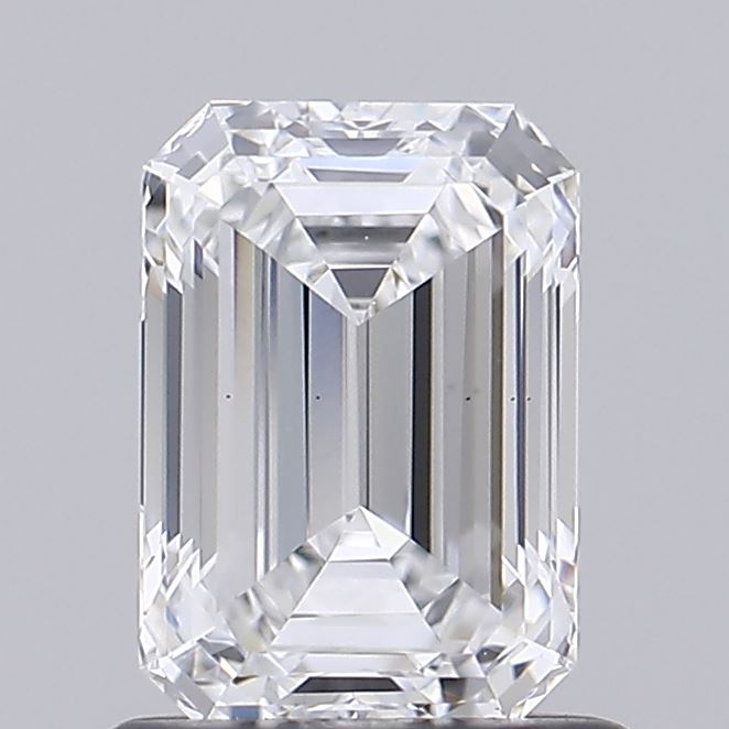 1.03 Carat Emerald Shaped, Ideal Cut, D Color, VS1 Clarity, IGI Certified Lab Grown Diamond
