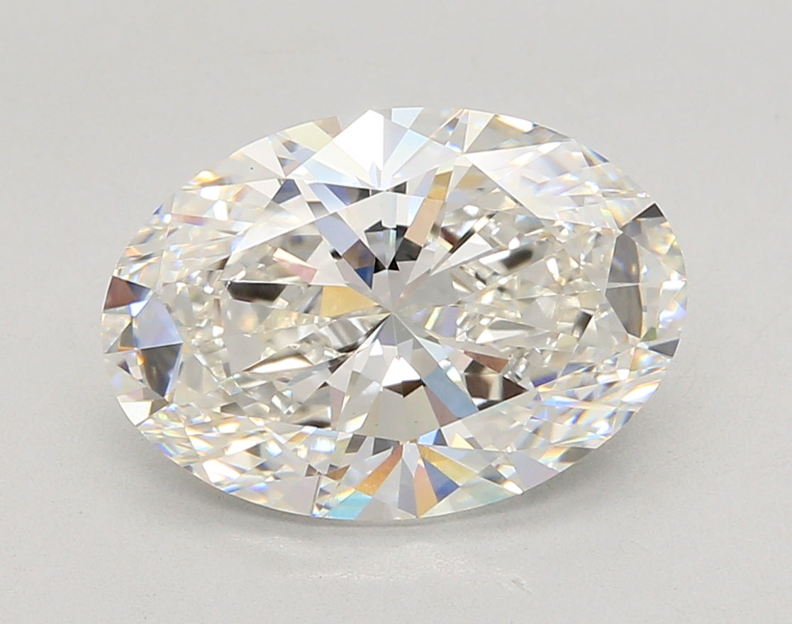5.06 Carat Oval Shaped, Ideal Cut, G Color, VS1 Clarity, IGI Certified Lab Grown Diamond