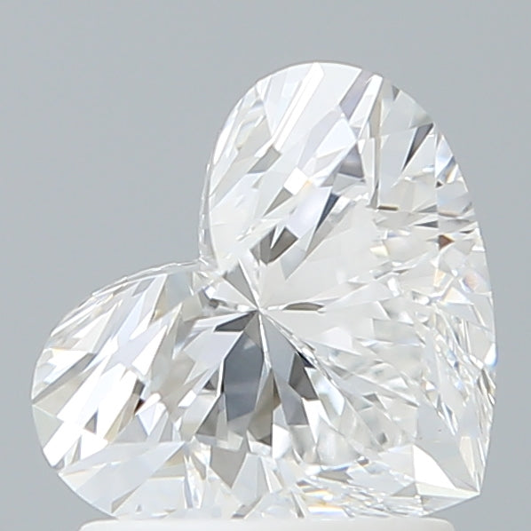 1.51 Carat Heart Shaped, Ideal Cut, D Color, VVS1 Clarity, IGI Certified Lab Grown Diamond
