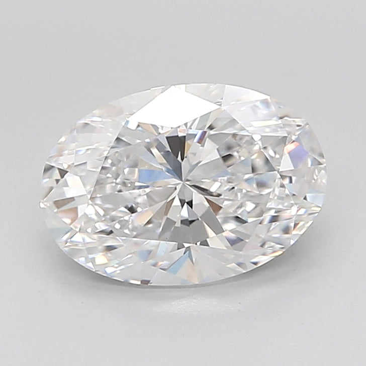 1.96 Carat Oval Shaped, Very Good Cut, D Color, VVS2 Clarity, IGI Certified Lab Grown Diamond