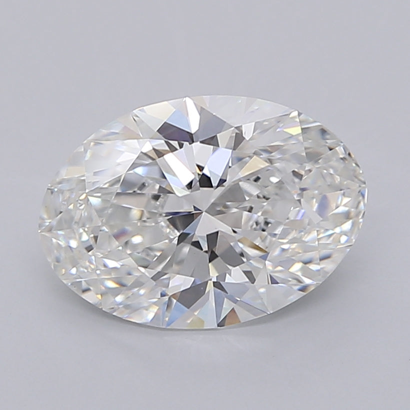 2.91 Carat Oval Shaped, Ideal Cut, E Color, VVS2 Clarity, IGI Certified Lab Grown Diamond