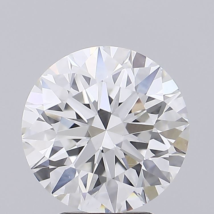 2.43 Carat Round Shaped, Ideal Cut, F Color, VVS2 Clarity, IGI Certified Lab Grown Diamond