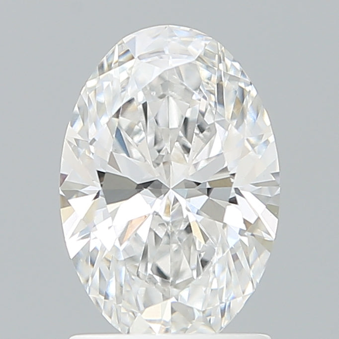 1.56 Carat Oval Shaped, Ideal Cut, D Color, VVS2 Clarity, IGI Certified Lab Grown Diamond