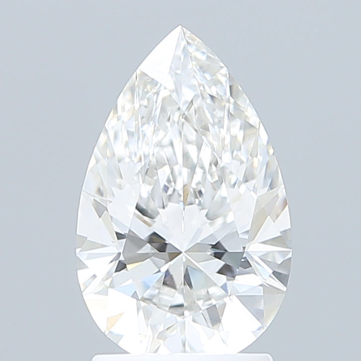 2.01 Carat Pear Shaped, Ideal Cut, E Color, VVS1 Clarity, IGI Certified Lab Grown Diamond