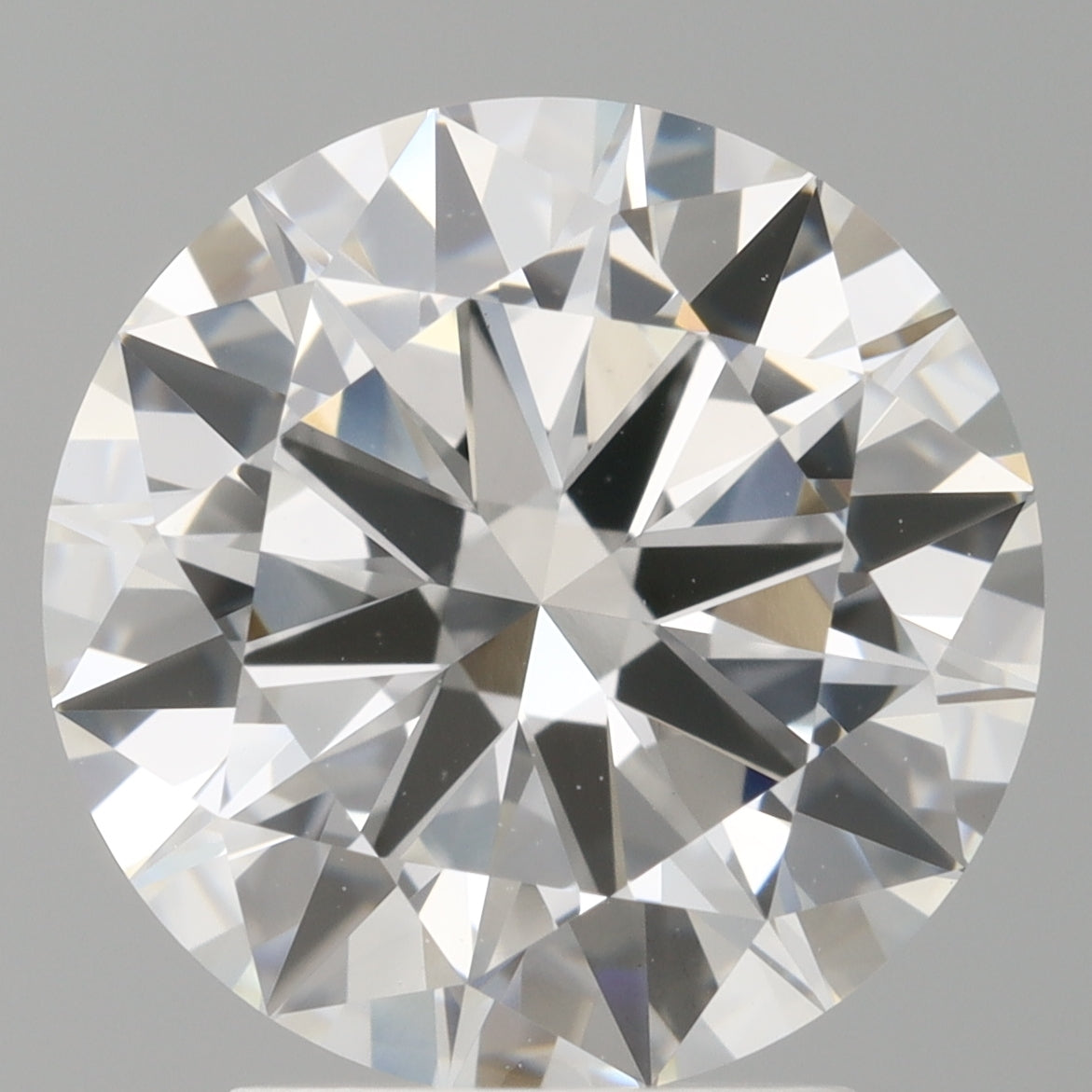 3.06 Carat Round Shaped, Excellent Cut, E Color, VVS2 Clarity, IGI Certified Lab Grown Diamond
