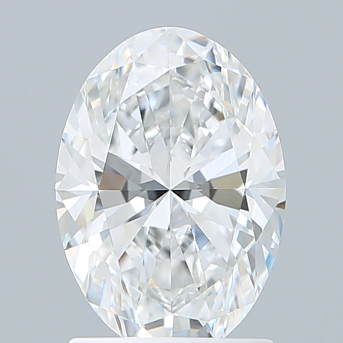 1.60 Carat Oval Shaped, Ideal Cut, E Color, VS1 Clarity, IGI Certified Lab Grown Diamond