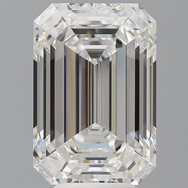 6.54 Carat Emerald Shaped, Ideal Cut, E Color, VS2 Clarity, IGI Certified Lab Grown Diamond