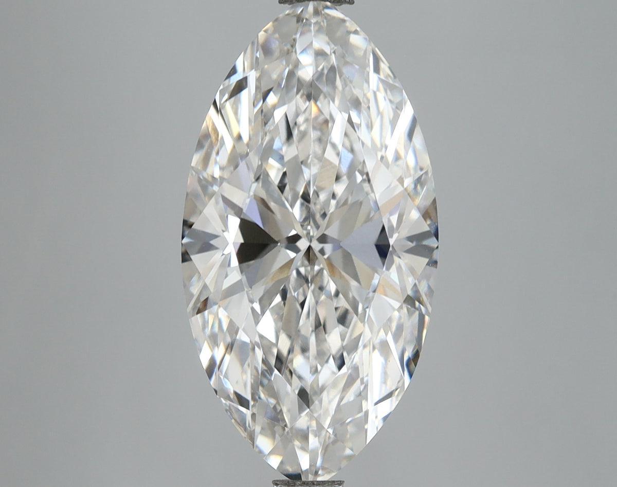 5.02 Carat Marquise Shaped, Ideal Cut, E Color, VS1 Clarity, IGI Certified Lab Grown Diamond