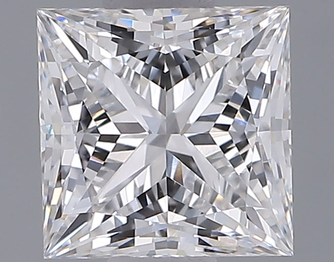 1.04 Carat Princess Shaped, Ideal Cut, E Color, VVS1 Clarity, IGI Certified Lab Grown Diamond