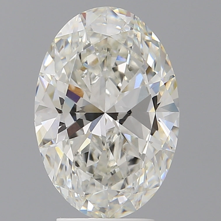 4.01 Carat Oval Shaped, Excellent Cut, F Color, VVS2 Clarity, IGI Certified Lab Grown Diamond