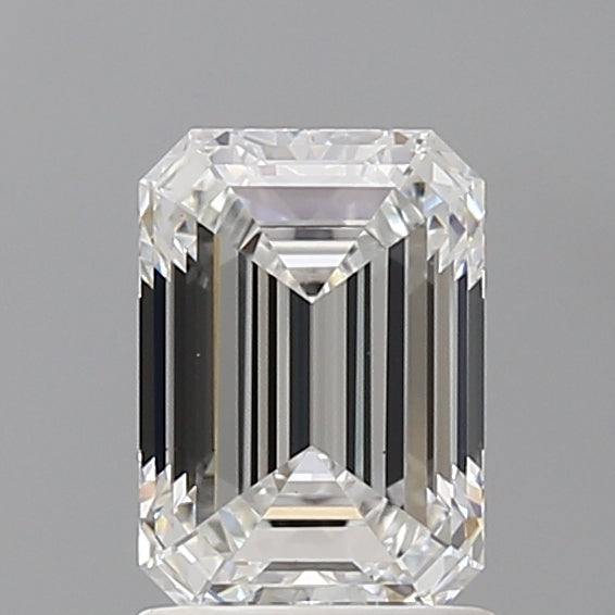 1.58 Carat Emerald Shaped, Ideal Cut, E Color, VS1 Clarity, IGI Certified Lab Grown Diamond