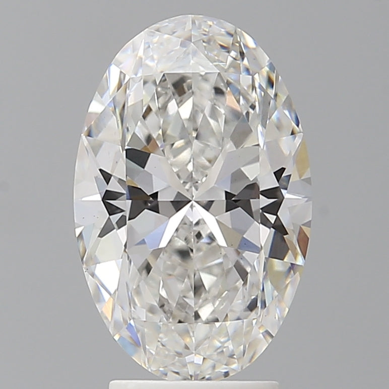 3.59 Carat Oval Shaped, Ideal Cut, F Color, VS1 Clarity, IGI Certified Lab Grown Diamond