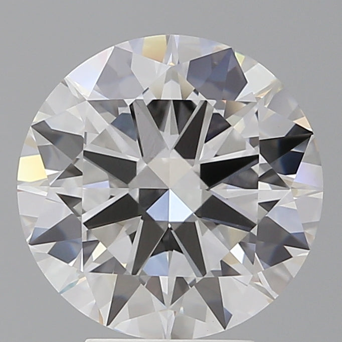 4.56 Carat Round Shaped, Excellent Cut, F Color, VVS2 Clarity, IGI Certified Lab Grown Diamond