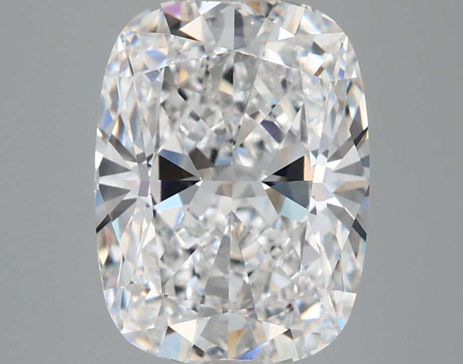 3.92 Carat Cushion Shaped, Very Good Cut, D Color, VVS1 Clarity, IGI Certified Lab Grown Diamond
