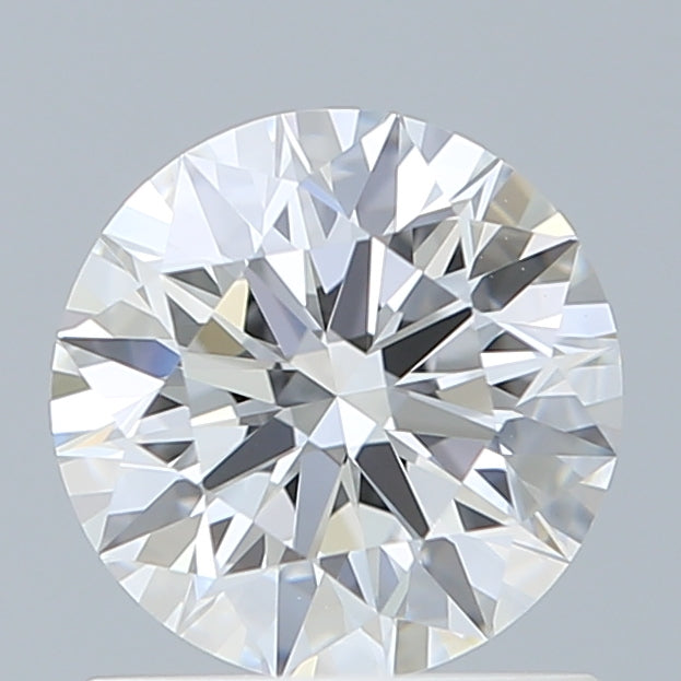 1.08 Carat Round Shaped, Ideal Cut, D Color, VS1 Clarity, IGI Certified Lab Grown Diamond