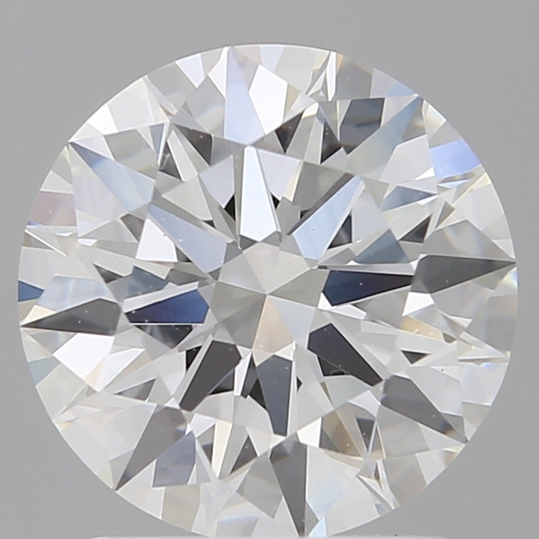 2.10 Carat Round Shaped, Ideal Cut, F Color, VVS2 Clarity, IGI Certified Lab Grown Diamond