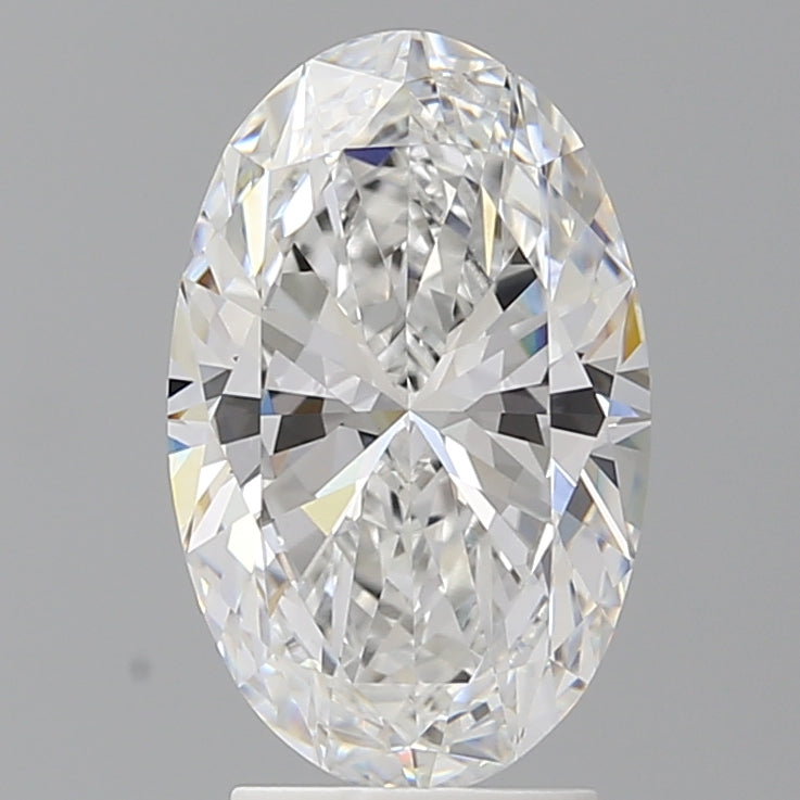 3.03 Carat Oval Shaped, Ideal Cut, E Color, VVS2 Clarity, IGI Certified Lab Grown Diamond