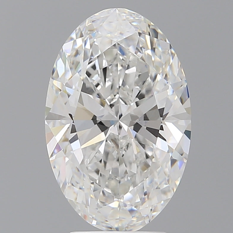 4.10 Carat Oval Shaped, Ideal Cut, E Color, VVS2 Clarity, IGI Certified Lab Grown Diamond