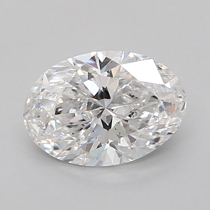 1.54 Carat Oval Shaped, Ideal Cut, E Color, SI1 Clarity, IGI Certified Lab Grown Diamond