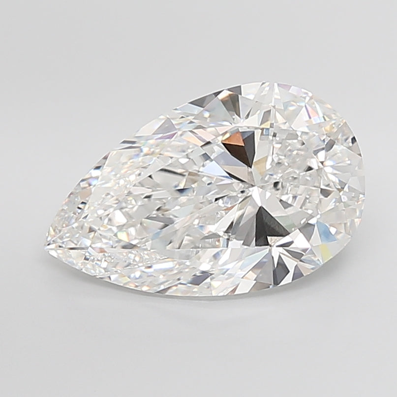 10.01 Carat Pear Shaped, Ideal Cut, E Color, VVS2 Clarity, IGI Certified Lab Grown Diamond