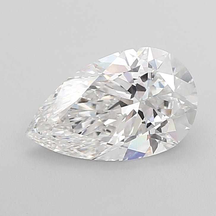 3.03 Carat Pear Shaped, Ideal Cut, E Color, VVS2 Clarity, IGI Certified Lab Grown Diamond