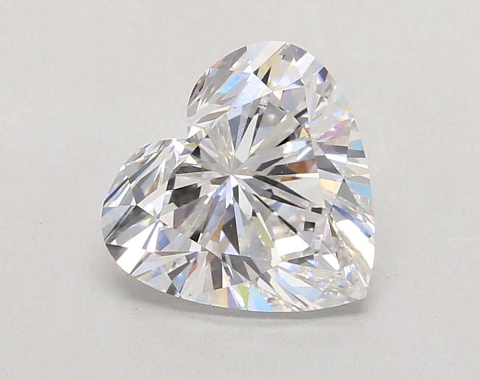 3.01 Carat Heart Shaped, Ideal Cut, D Color, VS1 Clarity, IGI Certified Lab Grown Diamond