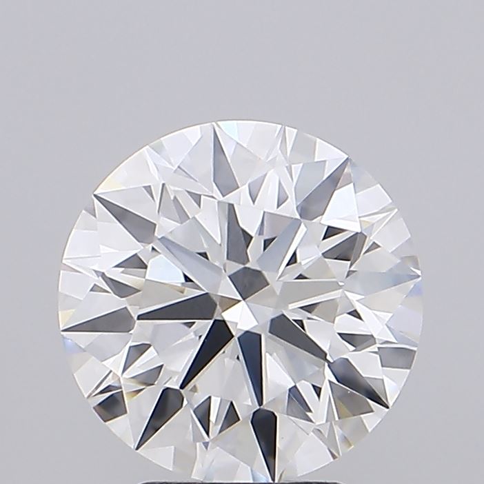 2.22 Carat Round Shaped, Ideal Cut, E Color, VVS2 Clarity, IGI Certified Lab Grown Diamond