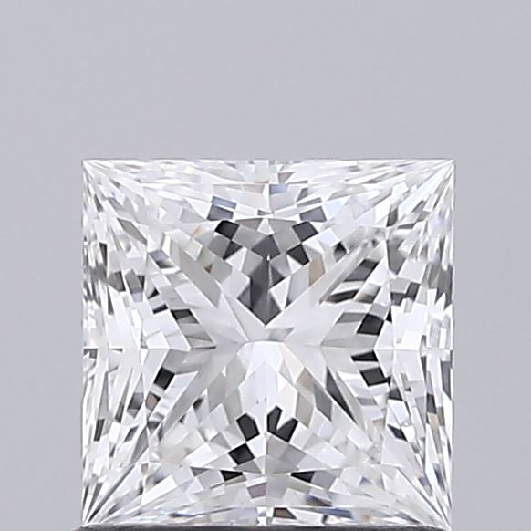 1.01 Carat Princess Shaped, Ideal Cut, D Color, IF Clarity, IGI Certified Lab Grown Diamond