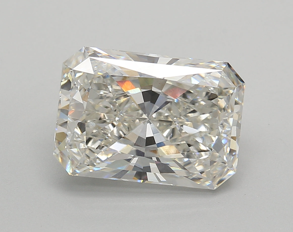 4.01 Carat Radiant Shaped, Ideal Cut, G Color, VVS2 Clarity, IGI Certified Lab Grown Diamond
