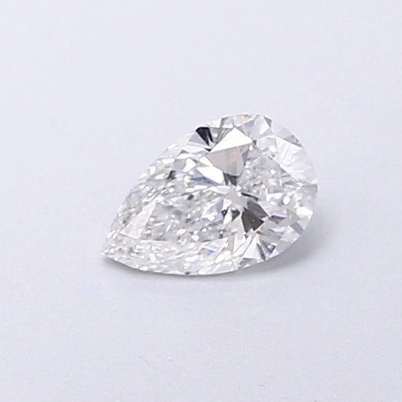 0.31 Carat Pear Shaped, Very Good Cut, D Color, VS2 Clarity, IGI Certified Lab Grown Diamond