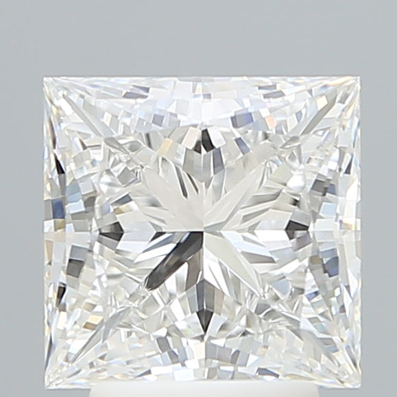3.28 Carat Princess Shaped, Ideal Cut, E Color, VS1 Clarity, IGI Certified Lab Grown Diamond