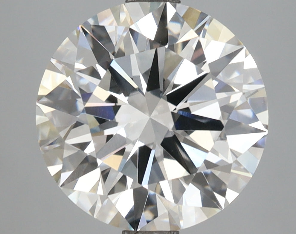 4.51 Carat Round Shaped, Excellent Cut, F Color, VVS2 Clarity, IGI Certified Lab Grown Diamond