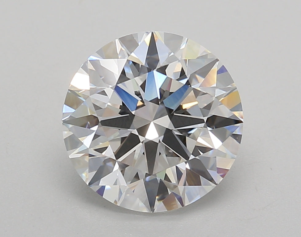 3.02 Carat Round Shaped, Ideal Cut, E Color, VVS2 Clarity, IGI Certified Lab Grown Diamond