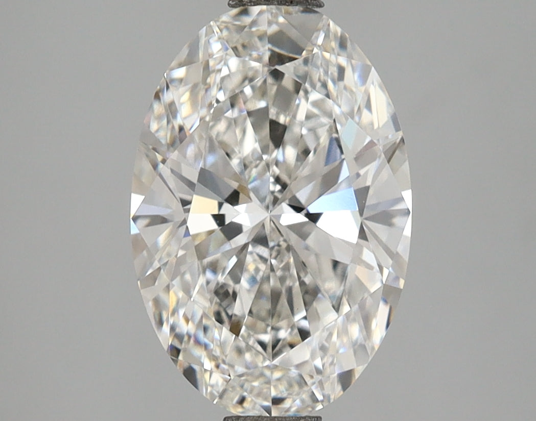 2.50 Carat Oval Shaped, Ideal Cut, E Color, VVS2 Clarity, IGI Certified Lab Grown Diamond