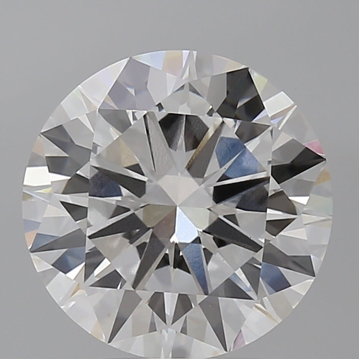 4.58 Carat Round Shaped, Excellent Cut, E Color, VVS2 Clarity, IGI Certified Lab Grown Diamond