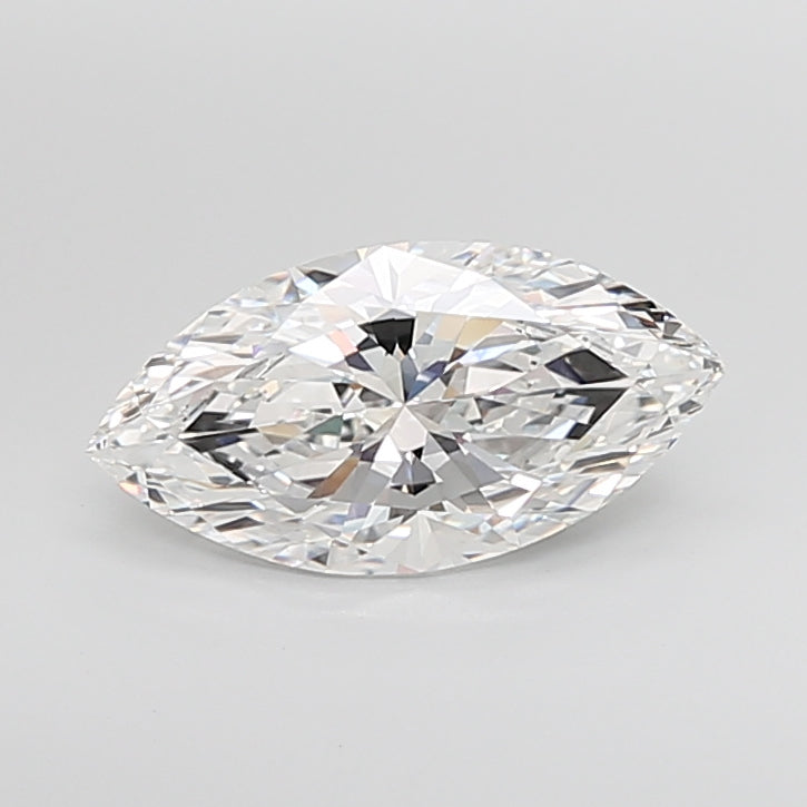 4.03 Carat Marquise Shaped, Ideal Cut, E Color, VVS2 Clarity, IGI Certified Lab Grown Diamond