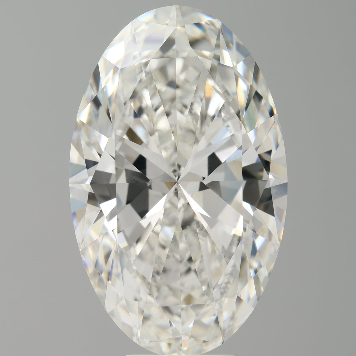 10.07 Carat Oval Shaped, Ideal Cut, F Color, VVS2 Clarity, IGI Certified Lab Grown Diamond