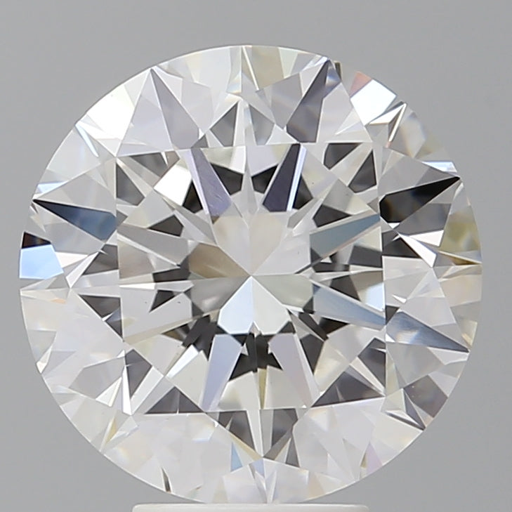 6.04 Carat Round Shaped, Excellent Cut, E Color, VVS2 Clarity, IGI Certified Lab Grown Diamond