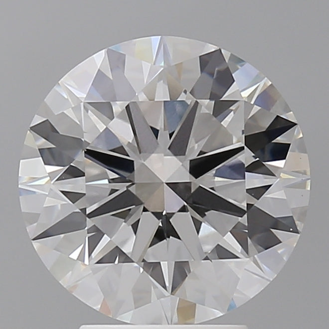 4.04 Carat Round Shaped, Ideal Cut, E Color, VVS2 Clarity, IGI Certified Lab Grown Diamond