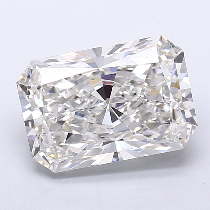 4.80 Carat Radiant Shaped, Very Good Cut, F Color, VS1 Clarity, IGI Certified Lab Grown Diamond