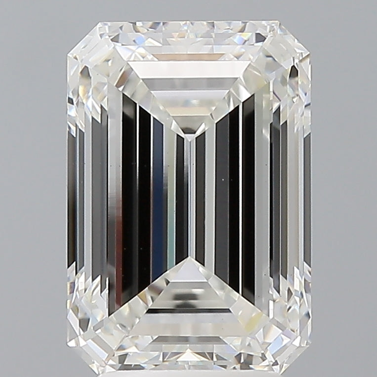 4.05 Carat Emerald Shaped, Ideal Cut, F Color, VS1 Clarity, IGI Certified Lab Grown Diamond