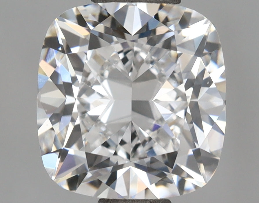 1.54 Carat Cushion Shaped, Ideal Cut, D Color, VVS2 Clarity, IGI Certified Lab Grown Diamond